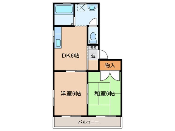 ハイツフレグランスの物件間取画像